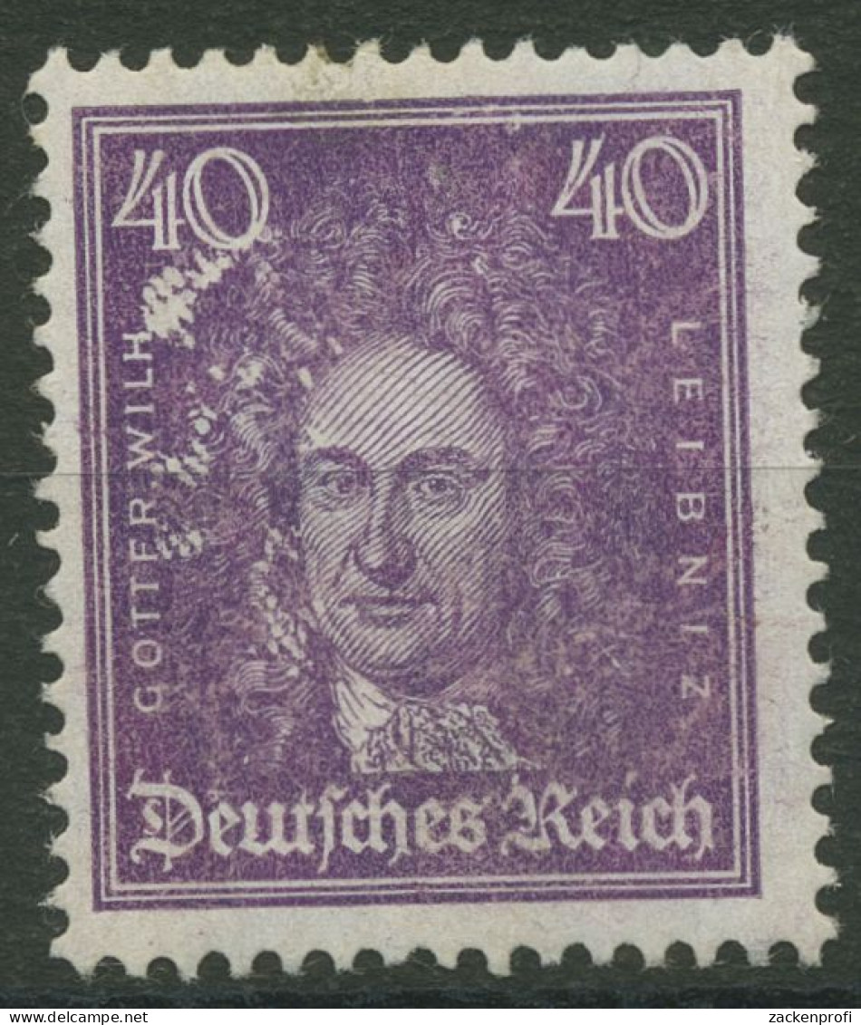 Deutsches Reich 1926 Leibniz 395 Mit Falz, Haftstellen (R80577) - Ongebruikt
