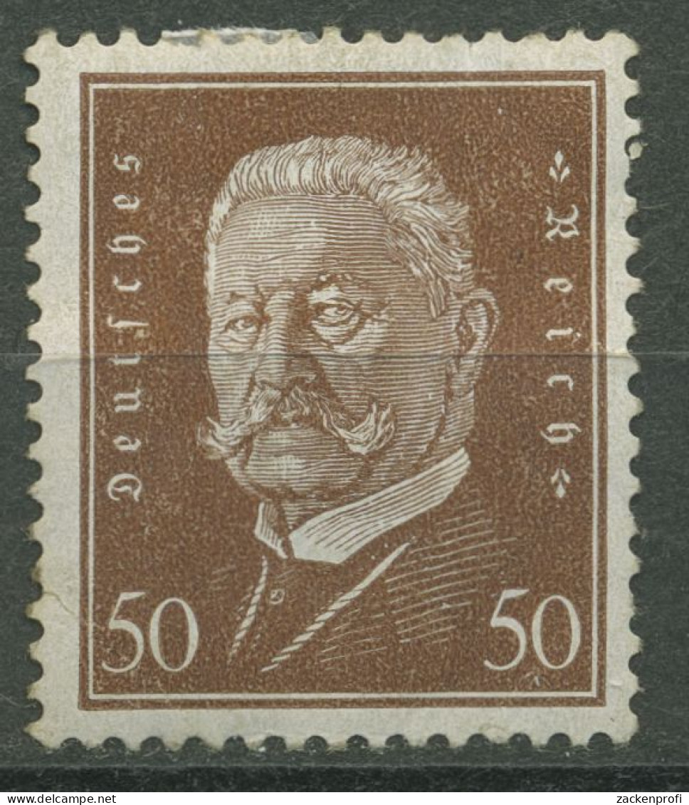 Deutsches Reich 1928 Hindenburg 420 Mit Falz, Zahnfehler (R80593) - Unused Stamps