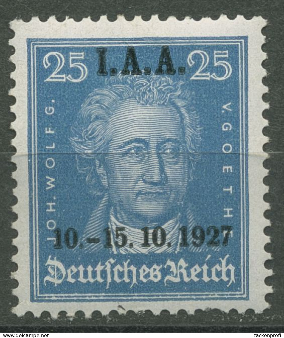 Deutsches Reich 1927 Int. Arbeitsamt IAA 409 Postfrisch, Zahnfehler (R80587) - Ungebraucht