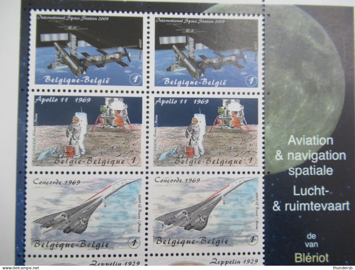 F3916/20 'Lucht -en Ruimtevaart'  - Face Value: 14,3 Euro - Postfris ** - Unused Stamps