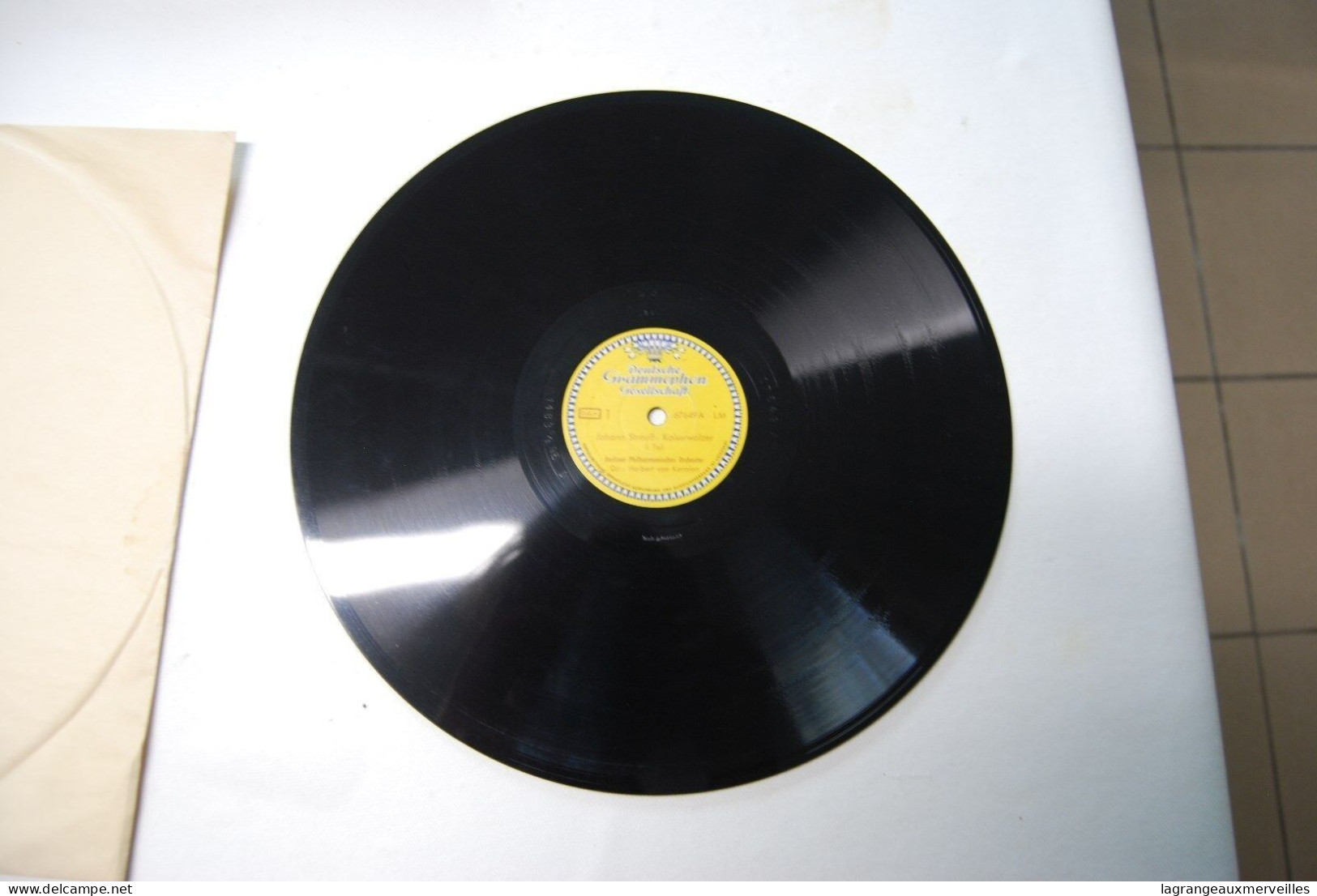 Di2 - Disque Deutche Gramofon - Johann Straub - 78 Rpm - Gramophone Records