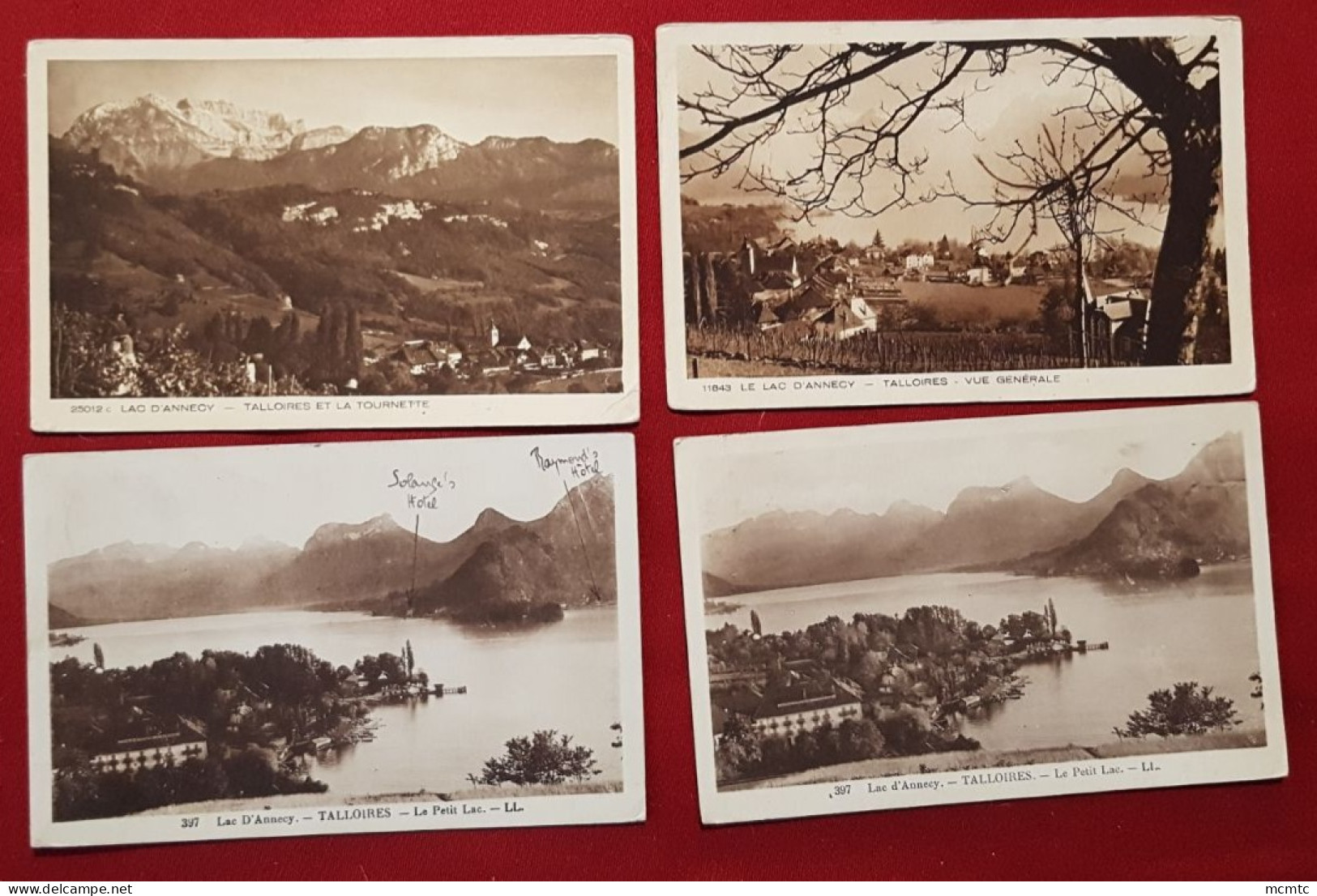 14 Cartes - Talloires  -(74 -  Haute Savoie  ) - Talloires