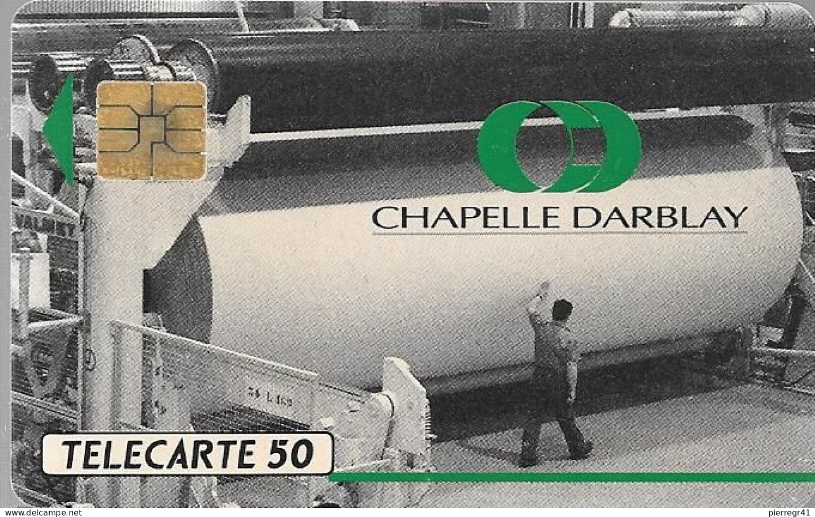 CARTE-PRIVEE-50U-En291-12/91-SO3-CHAPELLE DARBLAY-1659EX-Utilisé-TBE/RARE - 50 Unità  