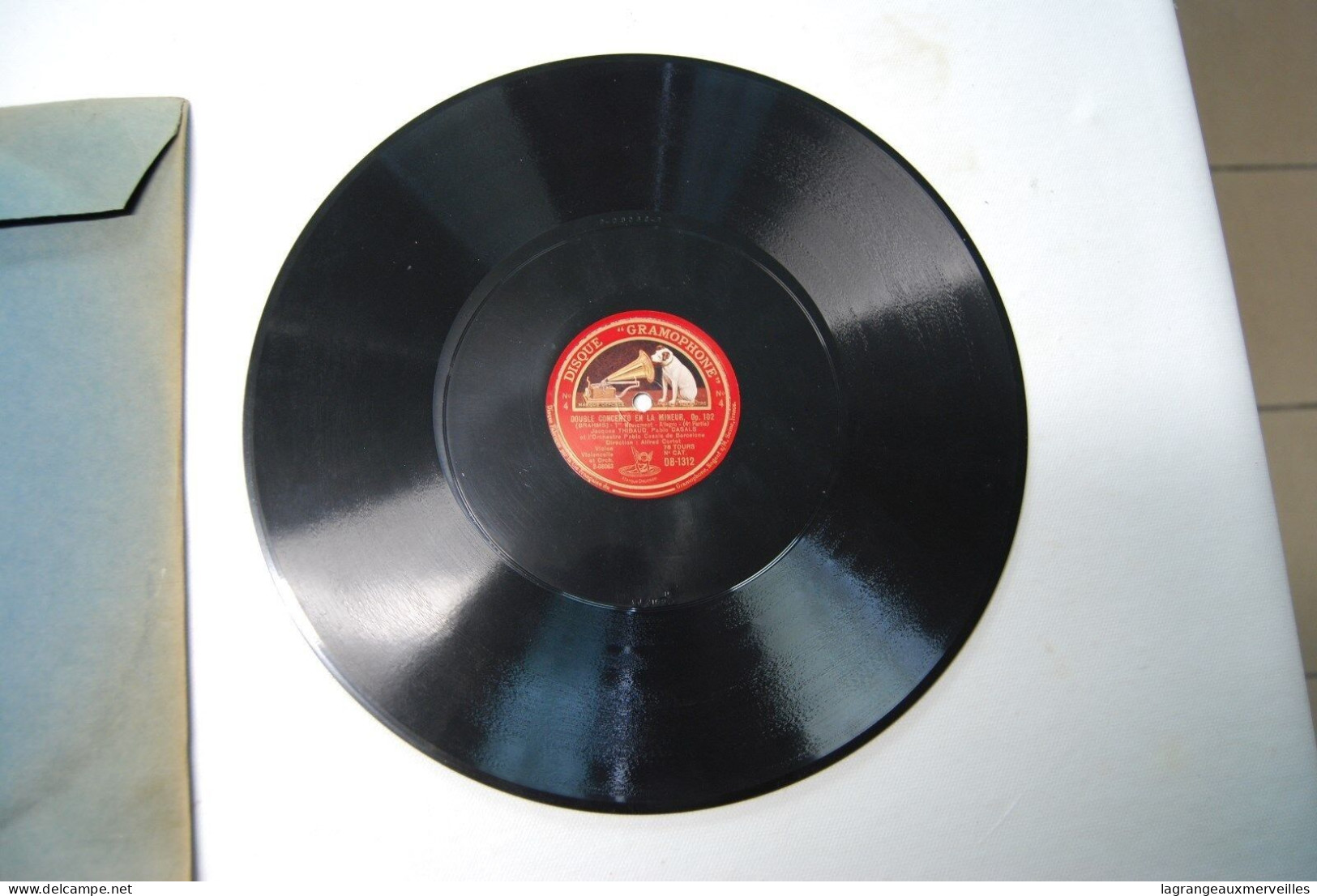 Di2 - Disque - Gramophone - Casals Thibault - 78 T - Discos Para Fonógrafos