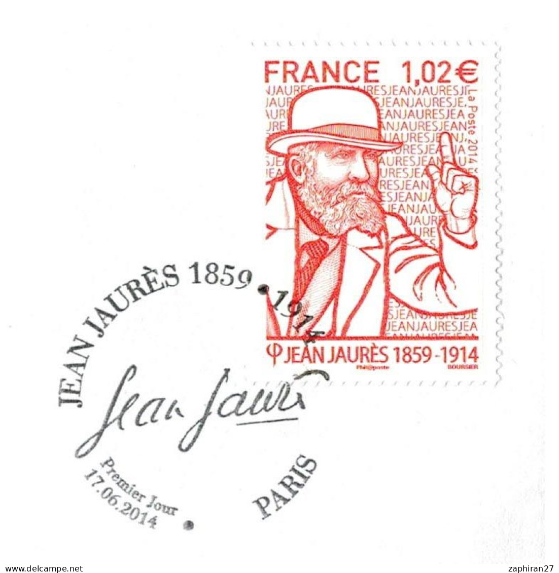 CELEBRITE : JEAN JAURES 1859-1914  (17-6-2014) #693# - Sonstige & Ohne Zuordnung