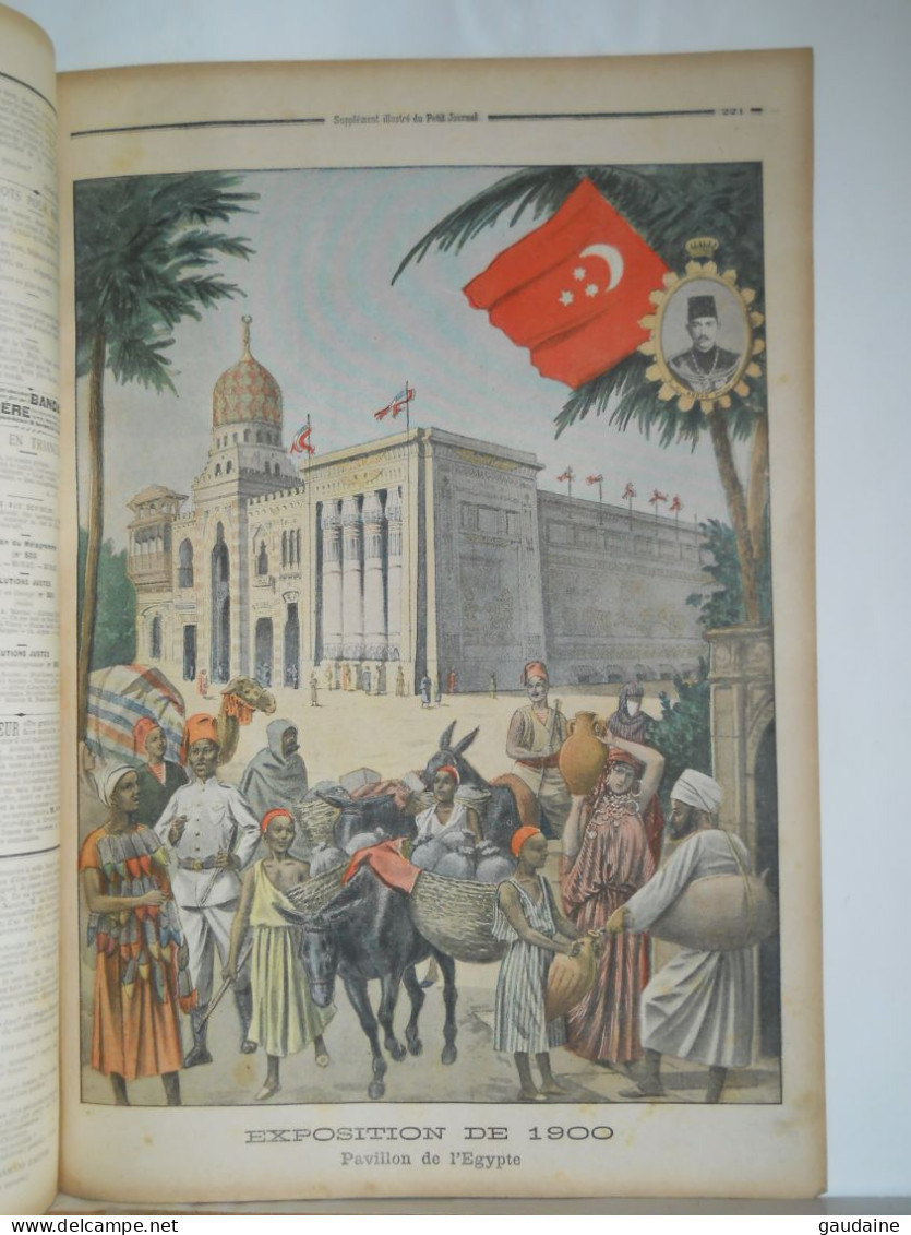 LE PETIT JOURNAL N°504 - 15 JUILLET 1900 - MANIF CONTRE M. REINACH - EXPOSITION 1900 PAVILLON DE L'EGYPTE - CHINE - Le Petit Journal