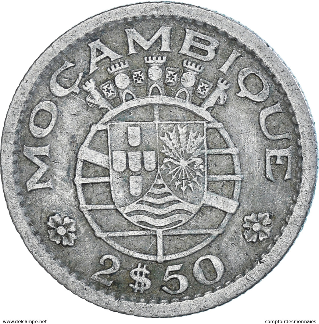 Monnaie, Mozambique, 2-1/2 Escudos, 1952 - Mosambik