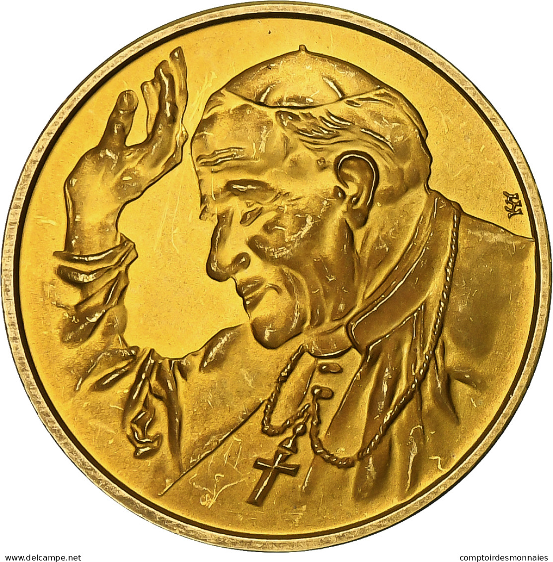 Vatican, Médaille, Jean-Paul II, 1991, Or, BE, SUP - Altri & Non Classificati