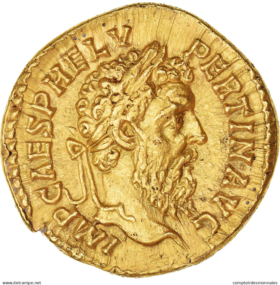 Monnaie, Pertinax, Aureus, 193, Rome, Rare, SUP, Or, Calicó:2383 - Les Sévères (193 à 235)