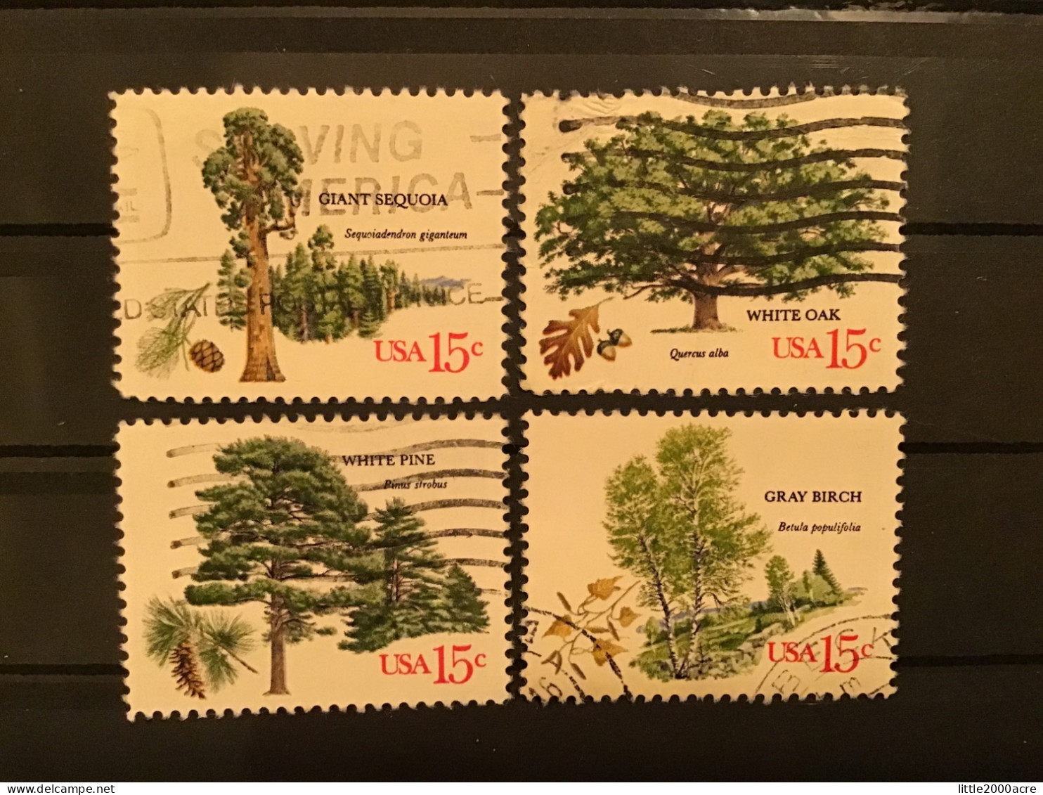 United States 1978 Trees Used SG 1737-40 Sc 1764-7  Mi 1364-7 Yv 1222-5 - Usati