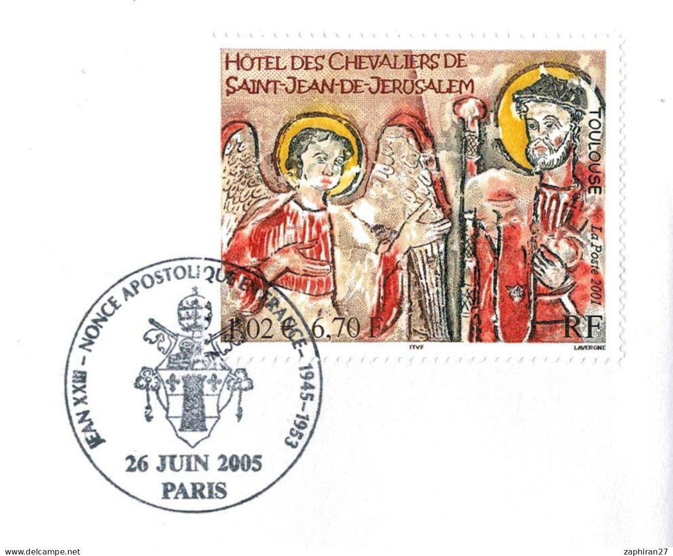 CHRISTIANISME : JEAN XXIII NONCE APOSTOLIQUE EN FRANCE 1945-1953  (26-6-2005) #694# - Christianisme