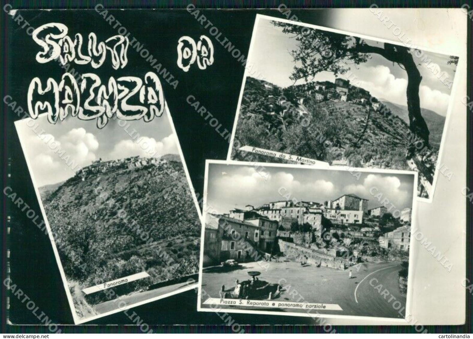 Latina Maenza Saluti Da PIEGA Foto FG Cartolina ZK5921 - Latina