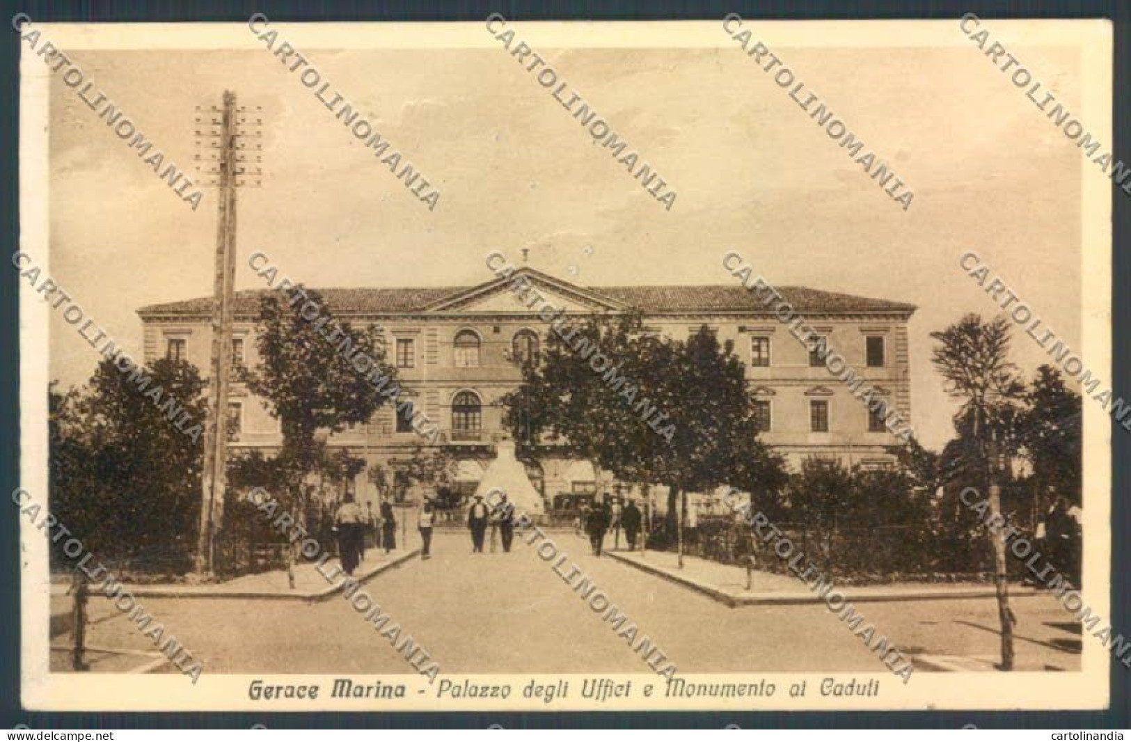 Reggio Calabria Locri Gerace Marina FORI Cartolina ZG2095 - Reggio Calabria