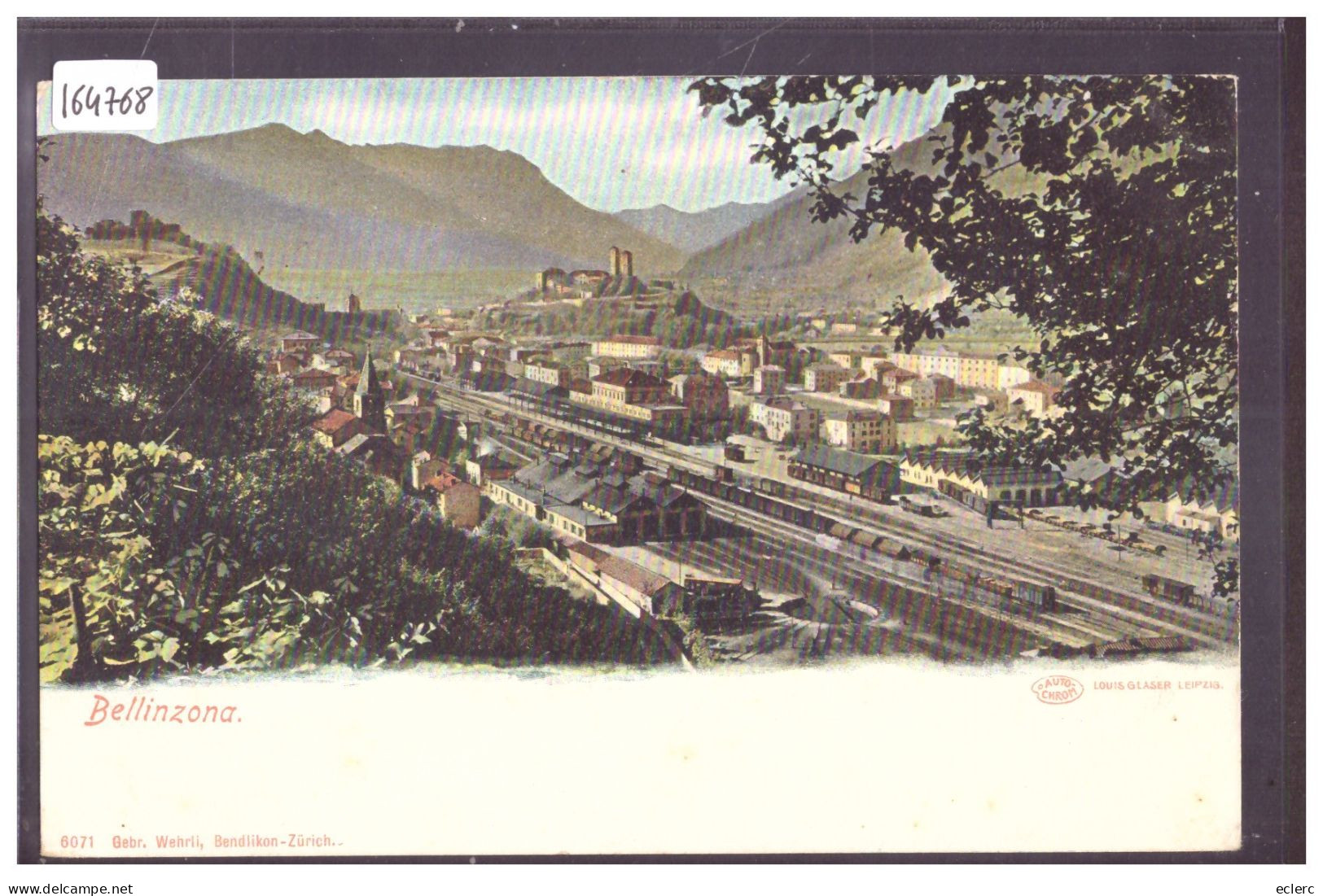 BELLINZONA - BAHN - TRAIN - TB - Bellinzone