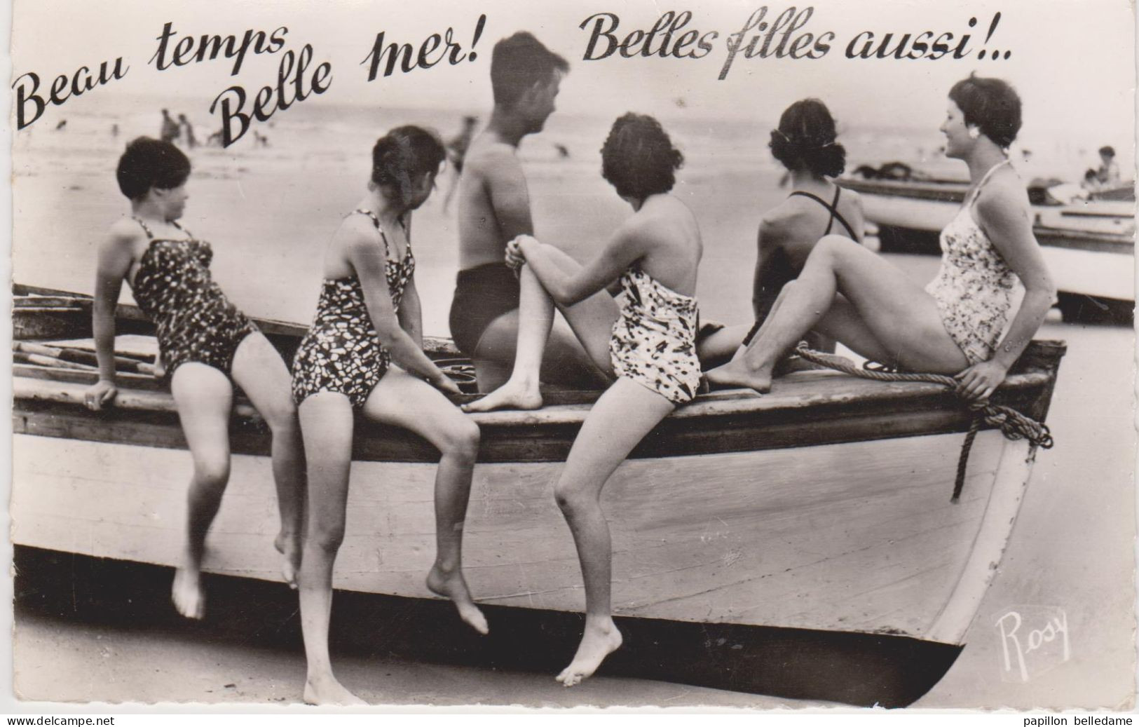 En Vacances Beau Temps  Belle Mer ! Belles Filles Aussi !.. - Pin-Ups