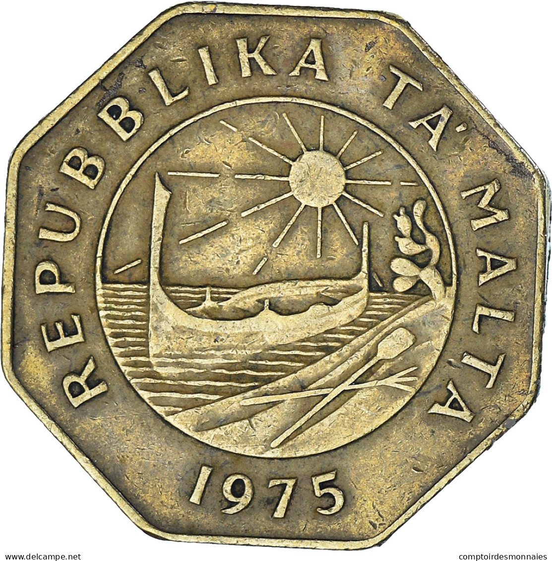 Malte, 25 Cents, 1975 - Malta