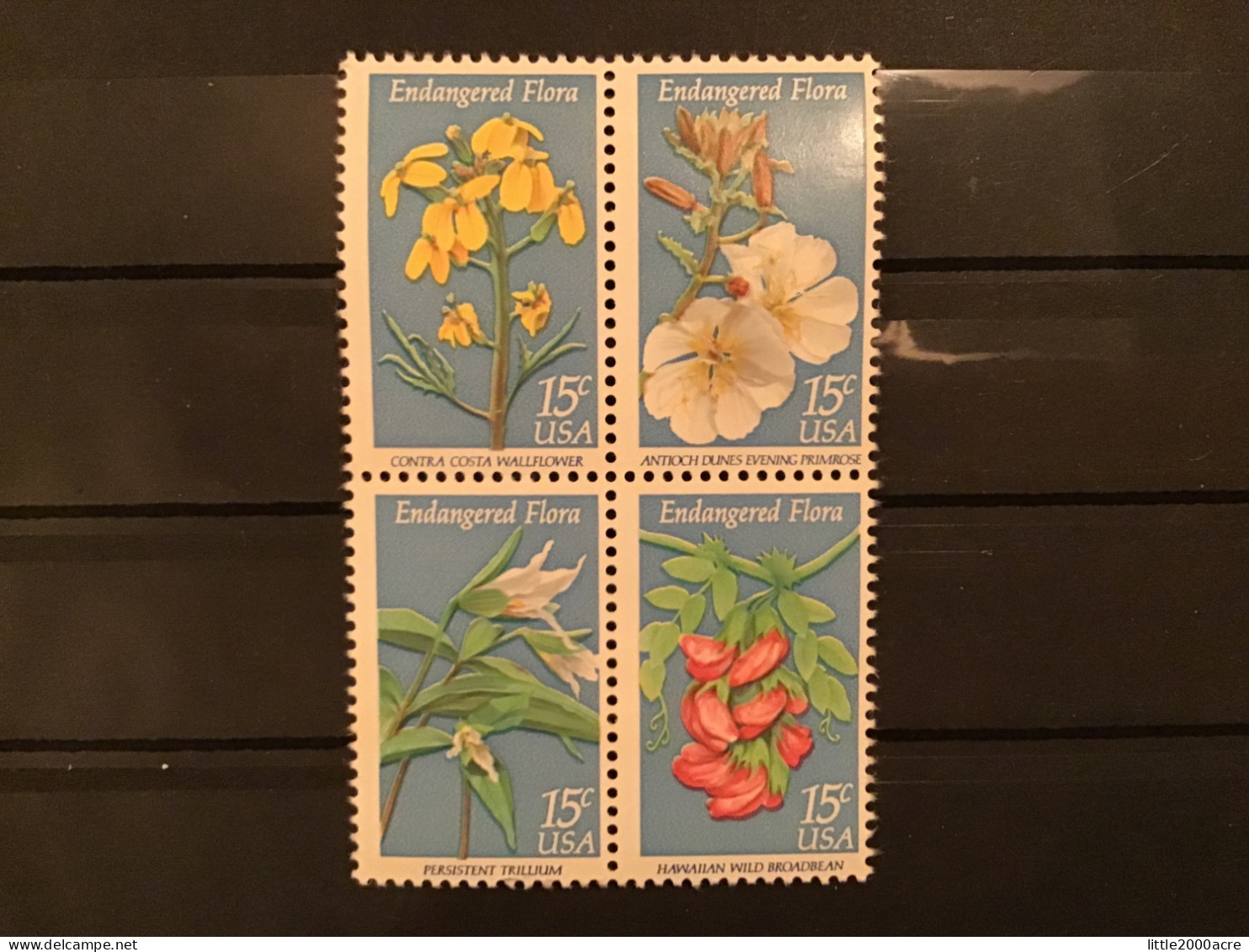 United States 1979 Endangered Flora Block MNH SG 1761a Sc 1786a - Unused Stamps