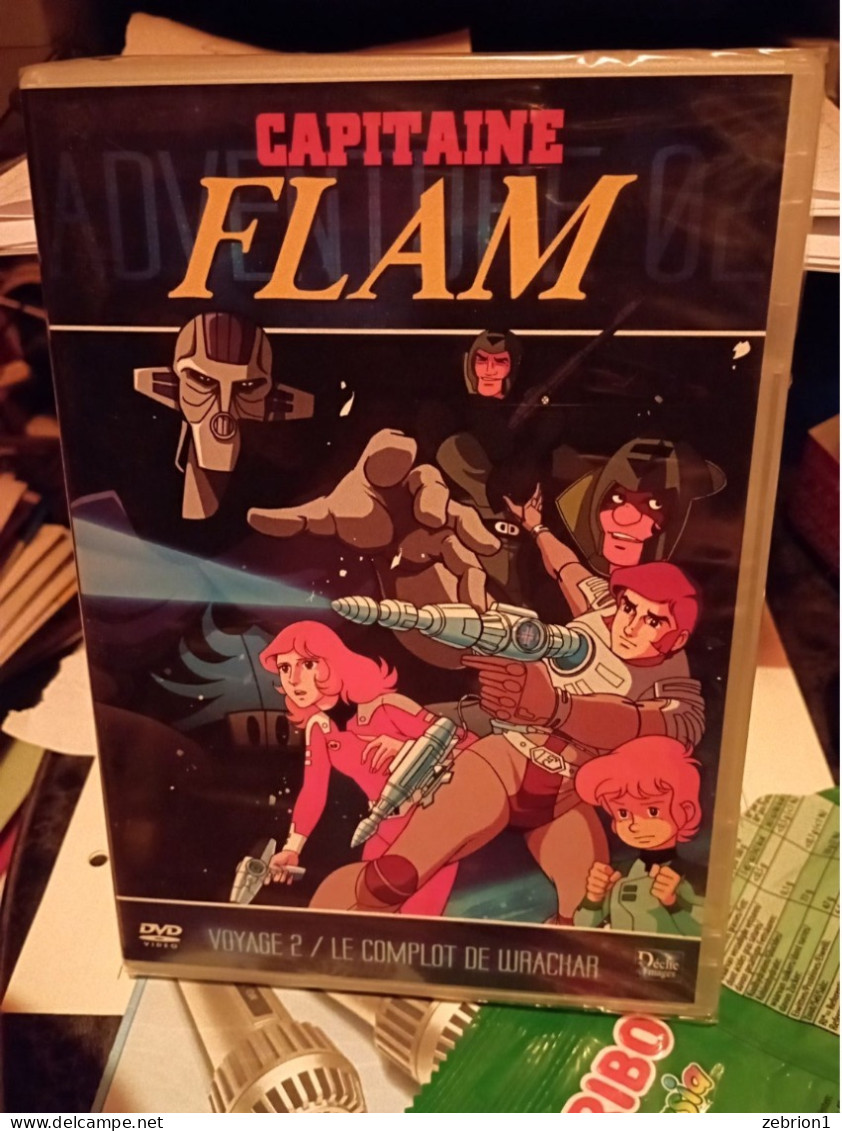 Capitaine Flam DVD Voyage 2/ Le Complot De Wrackar épisodes 5,6,7,8  Neuf Zone 2 - Manga