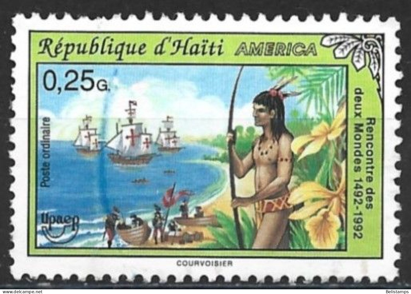 Haiti 1993. Scott #854 (U) Discovery Of America, 500th Anniv. - Haití