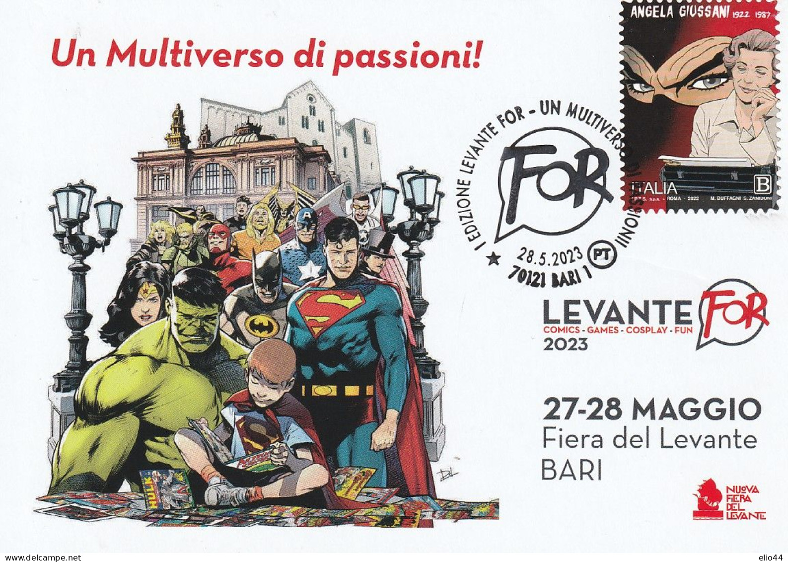 Tematica Fumetti - Bari  2023 - 1^ Edizione Levante For - - Comicfiguren