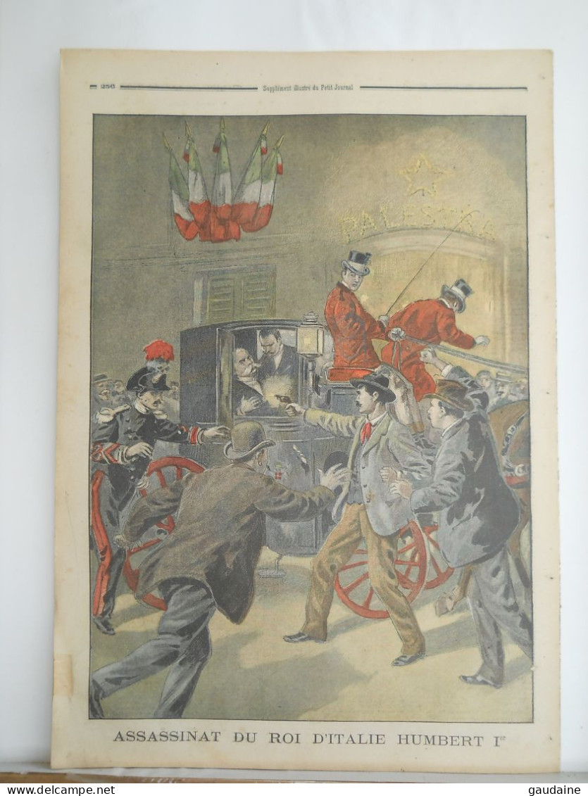 LE PETIT JOURNAL N°508 - 12 AOUT 1900 - CHAH DE PERSE MOZAFFER-ED-DIN - EXPOSITION 1900 PAVILLON DE SUEDE - HUMBERT 1ER - Le Petit Journal