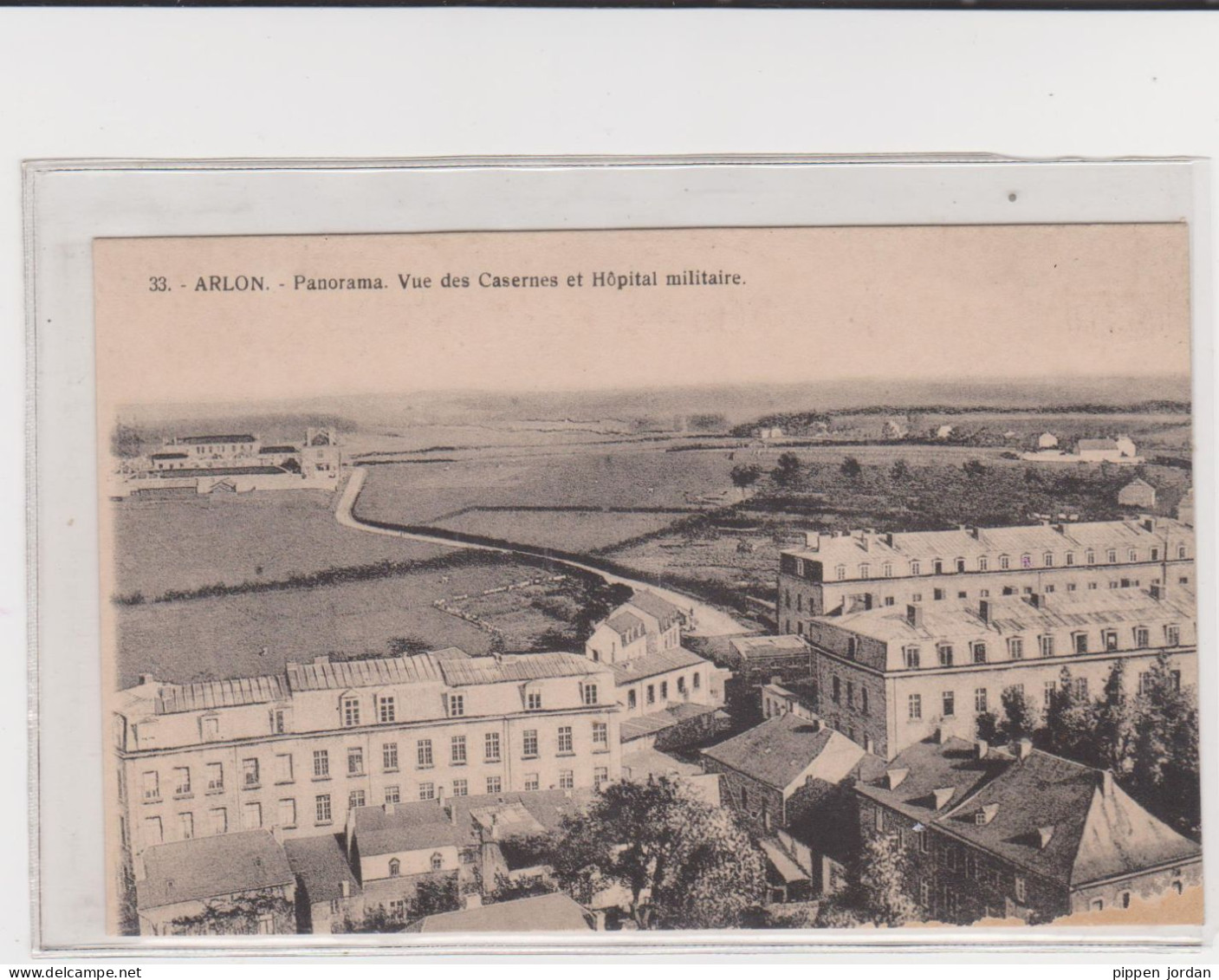 BELGIQUE *ARLON **Panorama .Vue Des Casernes Et Hôpital Militaire ** - Aarlen