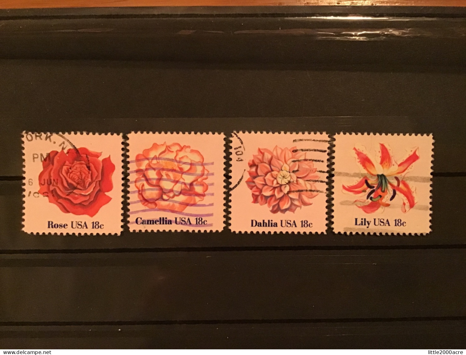 United States 1981 Flowers Used SG 1846-9 Sc 1876-9 Mi 1459-62 Yv 1308-11 - Used Stamps