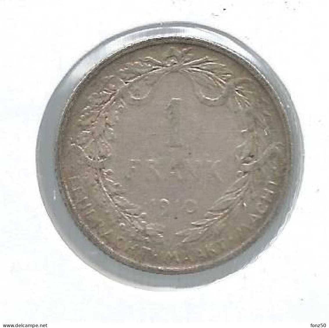 ALBERT I * 1 Frank 1910 Vlaams * Z.Fraai / Prachtig * Nr 12759 - 1 Franc