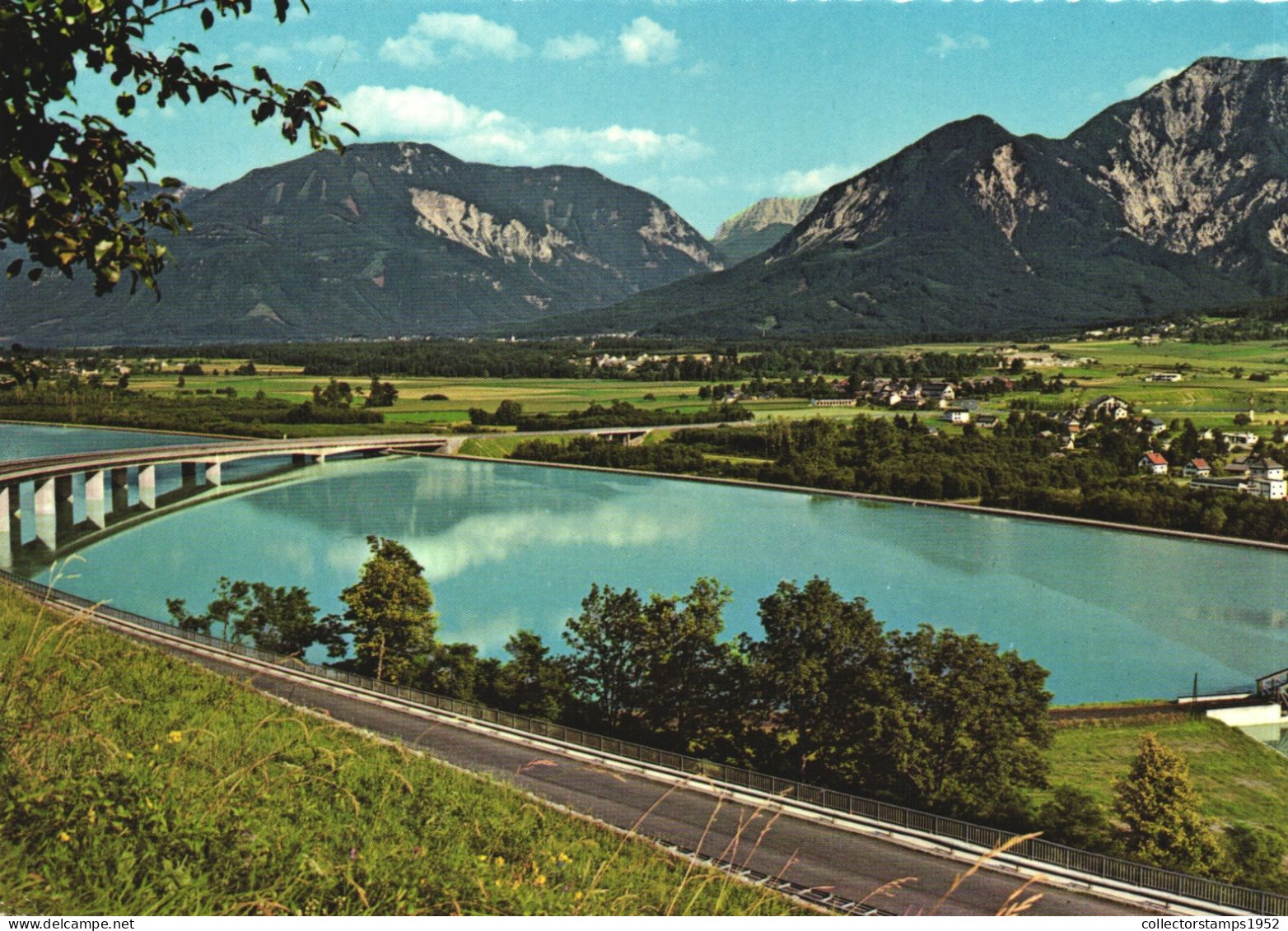 FERLACH, CARINTHIA, RESERVOIR, BRIDGE, MOUNTAIN, ARCHITECTURE, AUSTRIA, POSTCARD - Ferlach