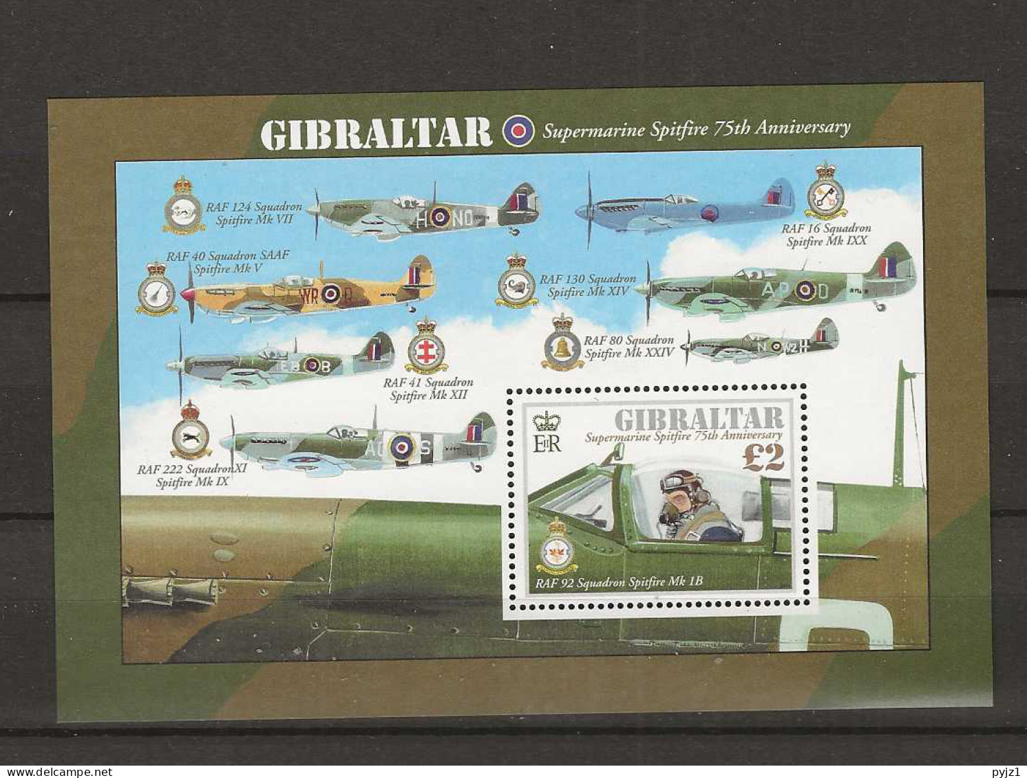 2011 MNH Gibraltar Mi Block 103 Postfris** - Gibraltar