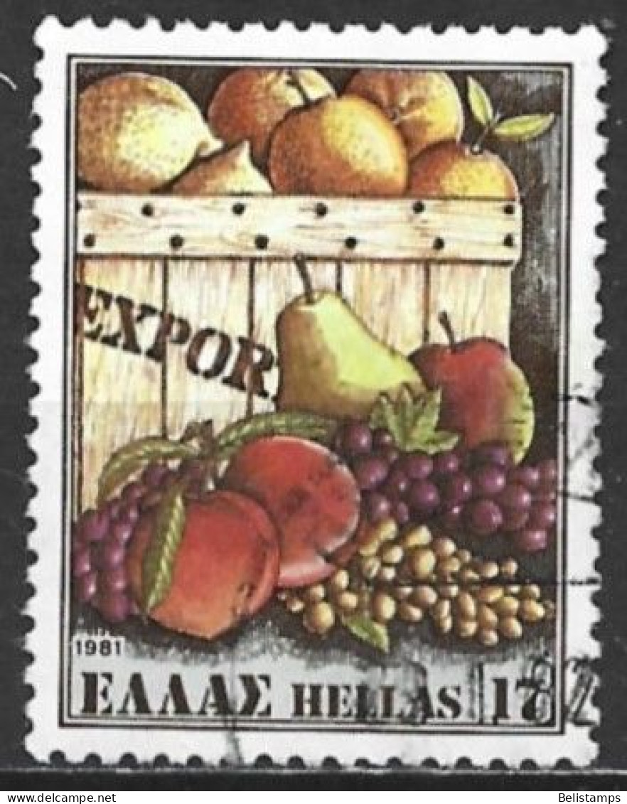 Greece 1981. Scott #1383 (U) Fruits For Export - Used Stamps