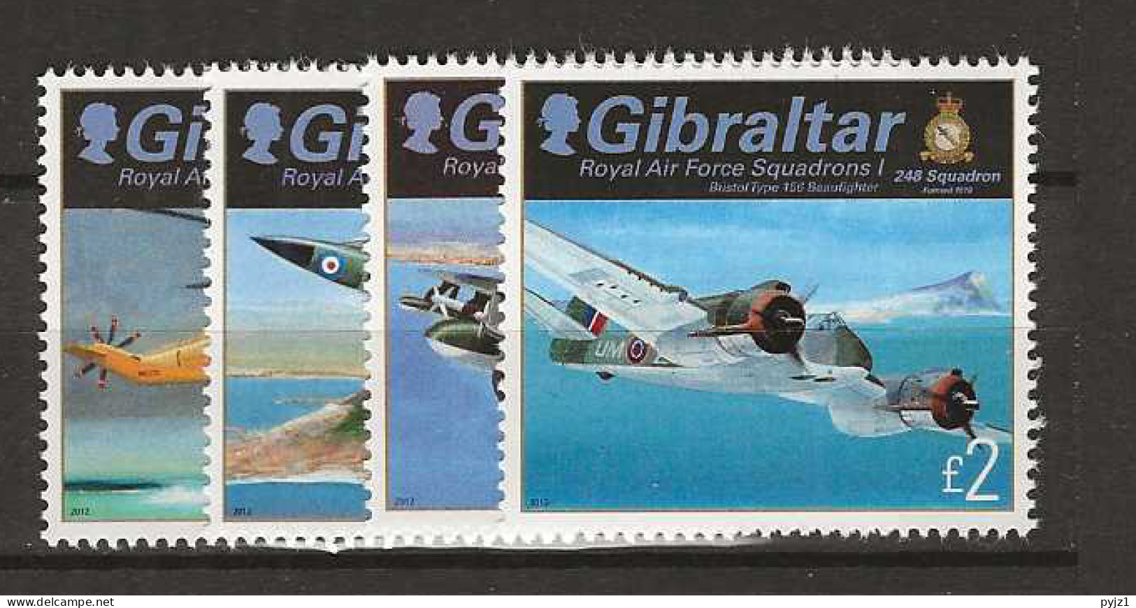 2012  MNH Gibraltar Mi 1473-76 Postfris** - Gibilterra