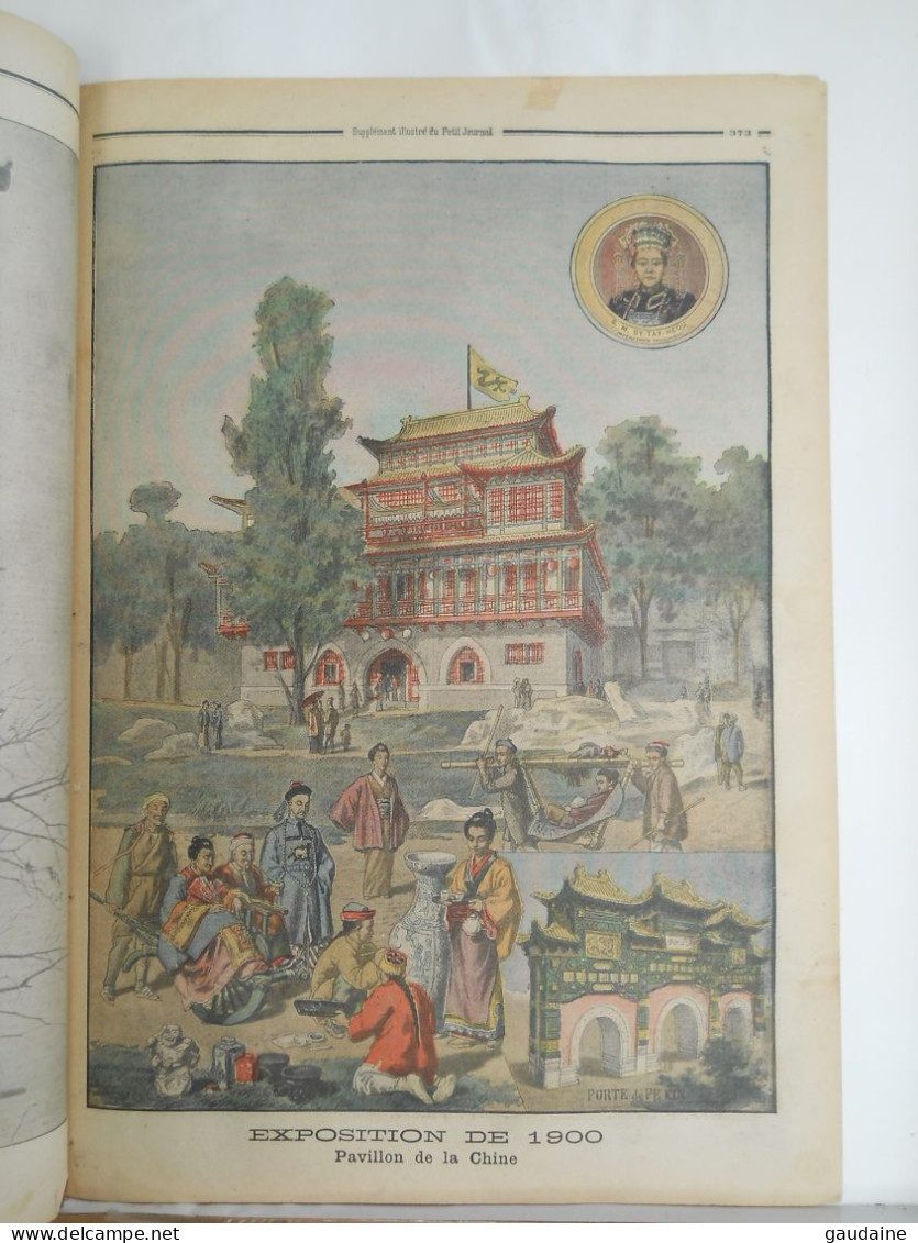 LE PETIT JOURNAL N°523 - 25 NOVEMBRE 1900 - M. KRUGER SUR LE GELDERLAND - EXPOSITION 1900 PAVILLON DE CHINE - CHINA - Le Petit Journal