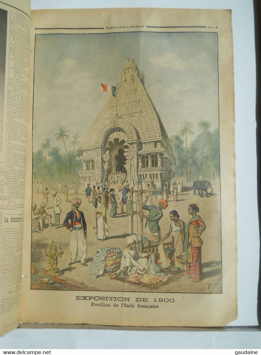 LE PETIT JOURNAL N° 524 - 2 DECEMBRE 1900 - PRESIDENT KRUGER - EXPOSITION 1900 PAVILLON DES INDES FRANCAISES - Le Petit Journal