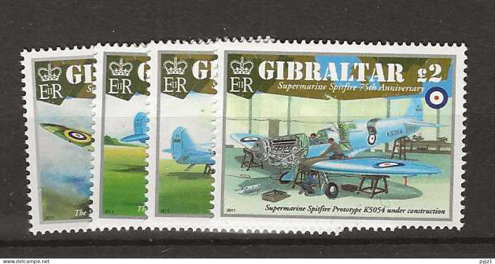 2011  MNH Gibraltar Mi 1443-48 Postfris** - Gibraltar