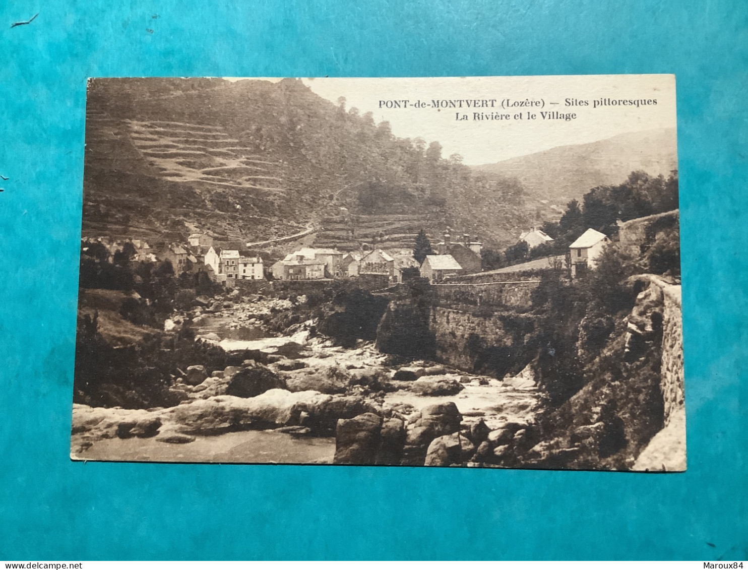 48/ Pont De Montvert La Rivière Et Le Village - Le Pont De Montvert