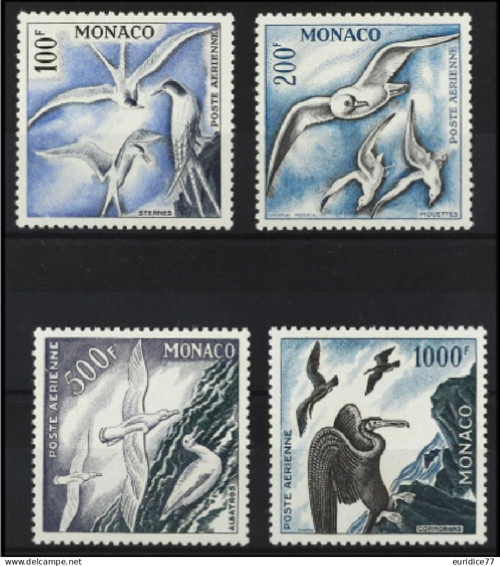 Monaco 1955 - Yv. P.A. 55/58 Mh* Cote 335€ - Unused Stamps