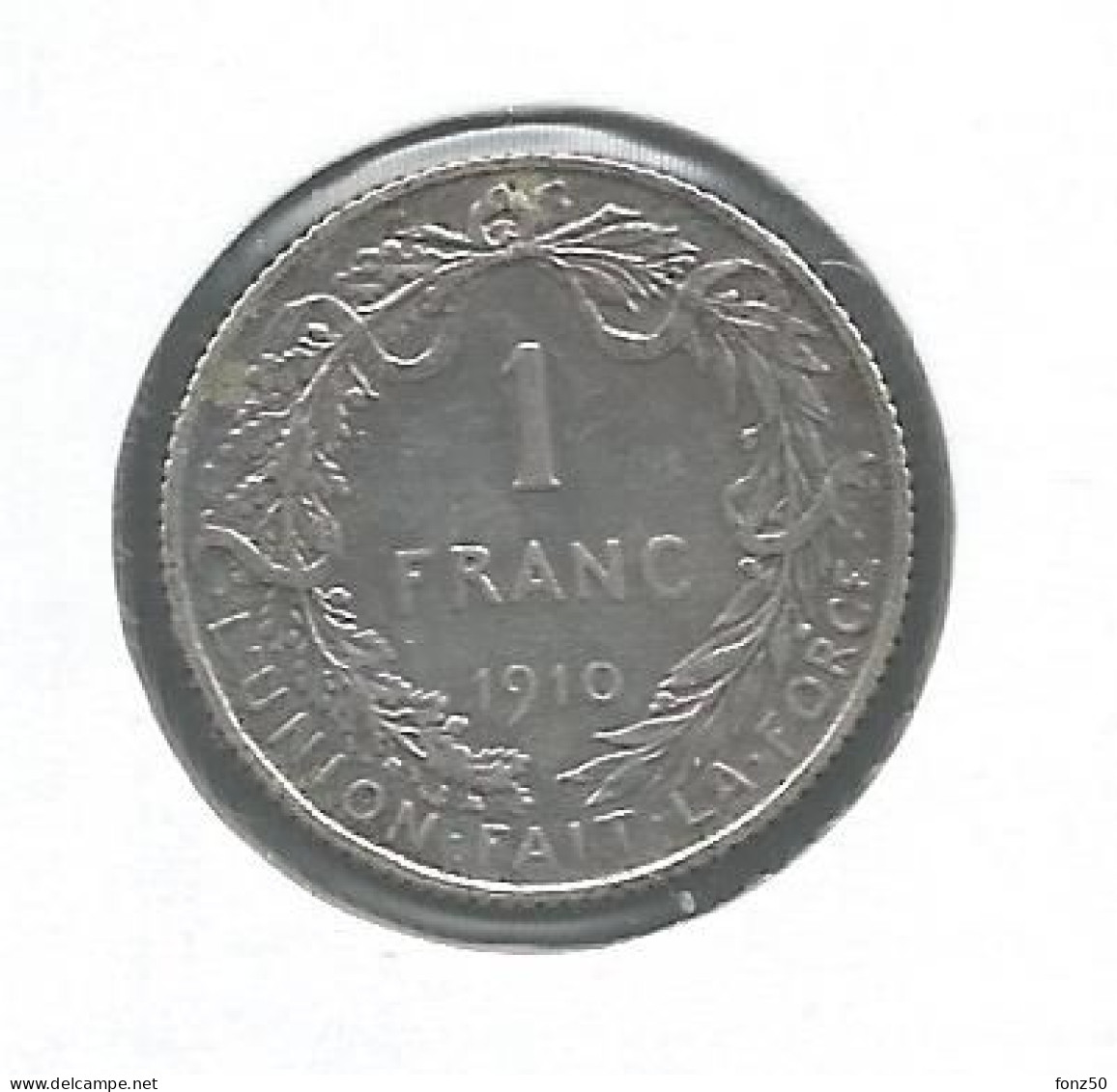 ALBERT I * 1 Frank 1910 Frans * Prachtig / FDC * Nr 12774 - 1 Franc