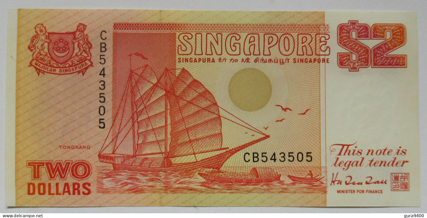 Singapore 2 Dollars 1991 - Singapur