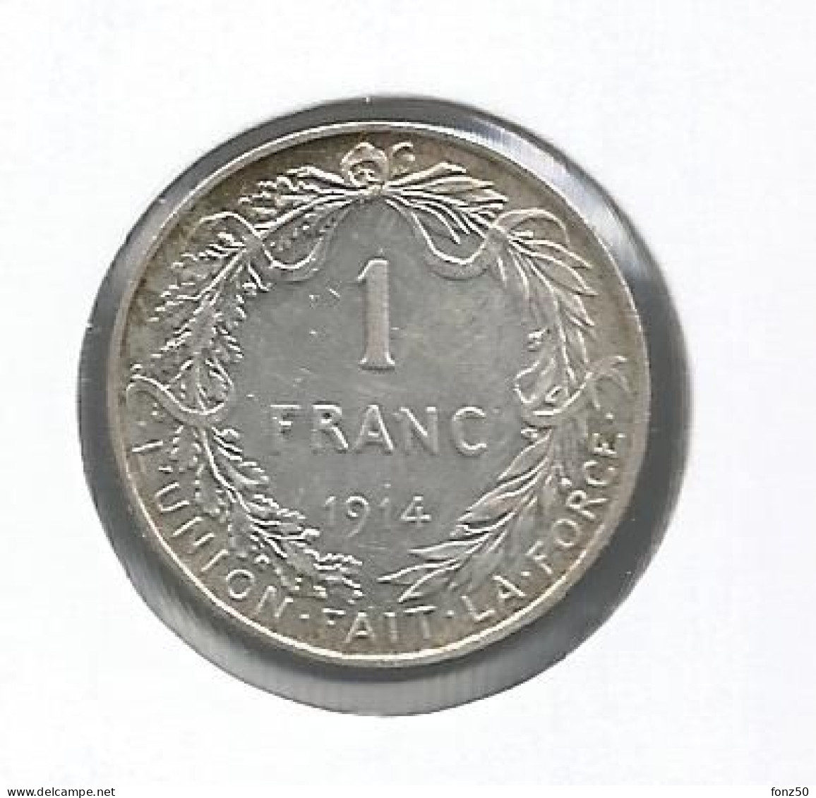 ALBERT I * 1 Frank 1914 Frans * Prachtig / FDC * Nr 12777 - 1 Franco