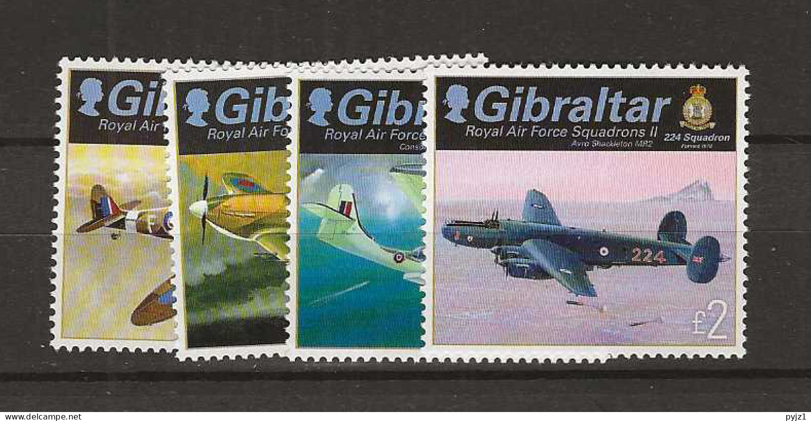 2013  MNH Gibraltar Mi 1526-29 Postfris** - Gibraltar