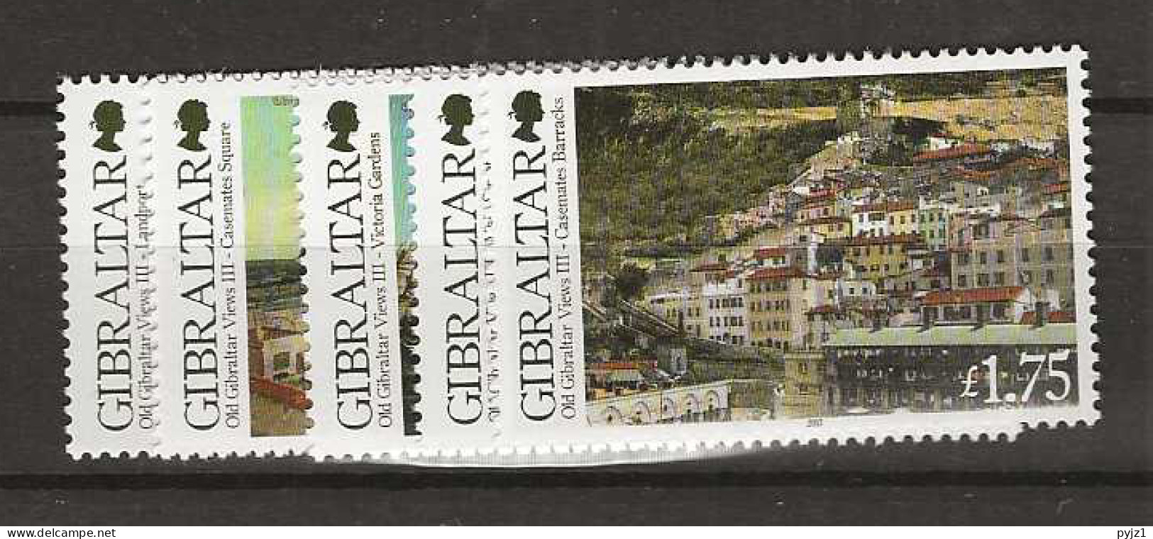2013  MNH Gibraltar Mi 1534-38 Postfris** - Gibraltar