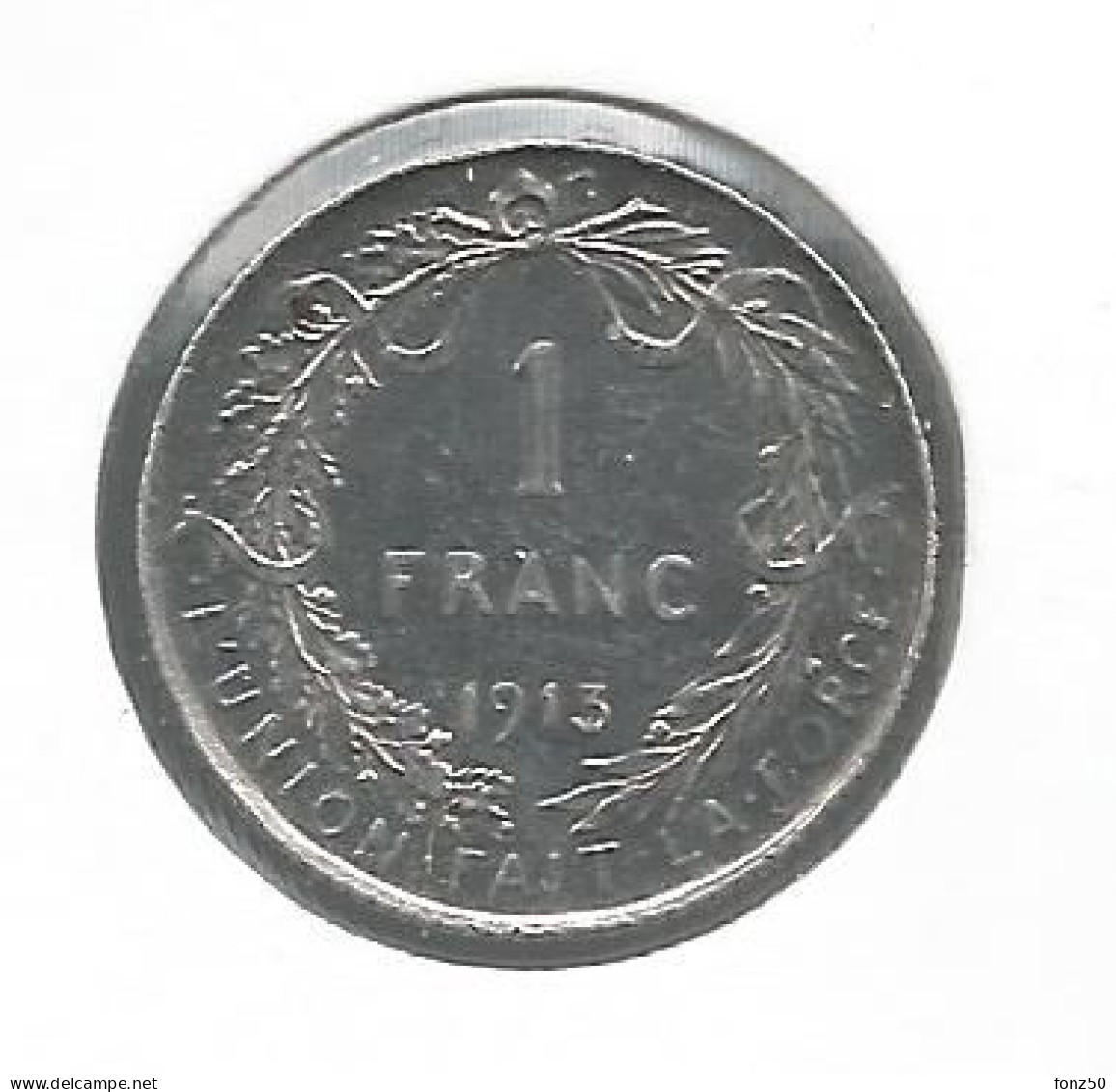 ALBERT I * 1 Frank 1913 Frans * FDC * Nr 12778 - 1 Franc