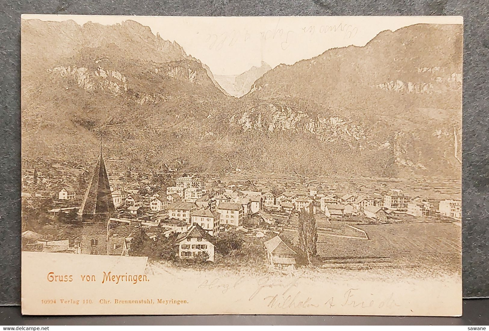 SUISSE , GRUSS VON MEYRINGEN , LOT 186 - Meiringen