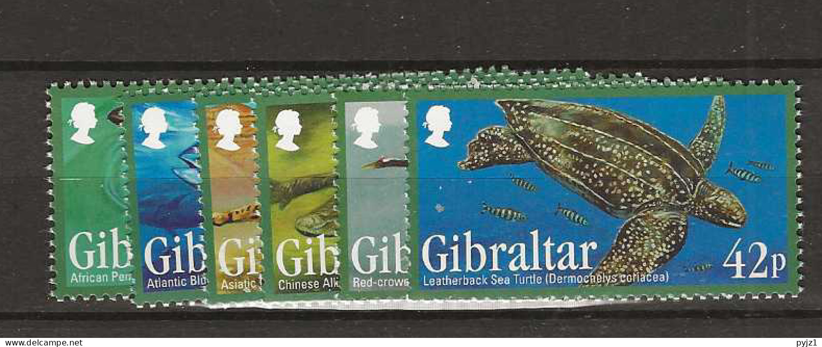 2013  MNH Gibraltar Mi 1568-73 Postfris** - Gibilterra