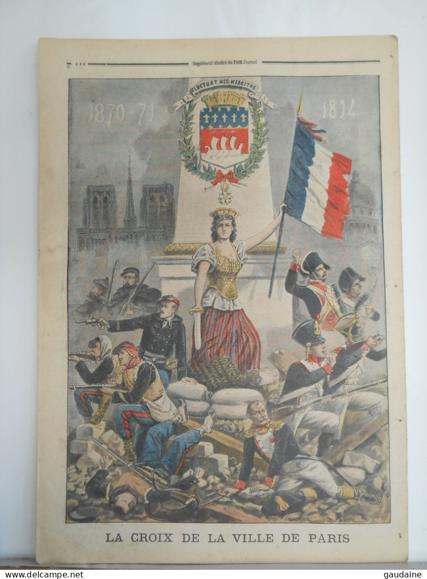 LE PETIT JOURNAL N°546 - 5 MAI 1901 - EVENEMENTS DE CHINE -INCENDIE PALAIS IMPERATRICE -CROIX DE LA VILLE DE PARIS 1870 - Le Petit Journal