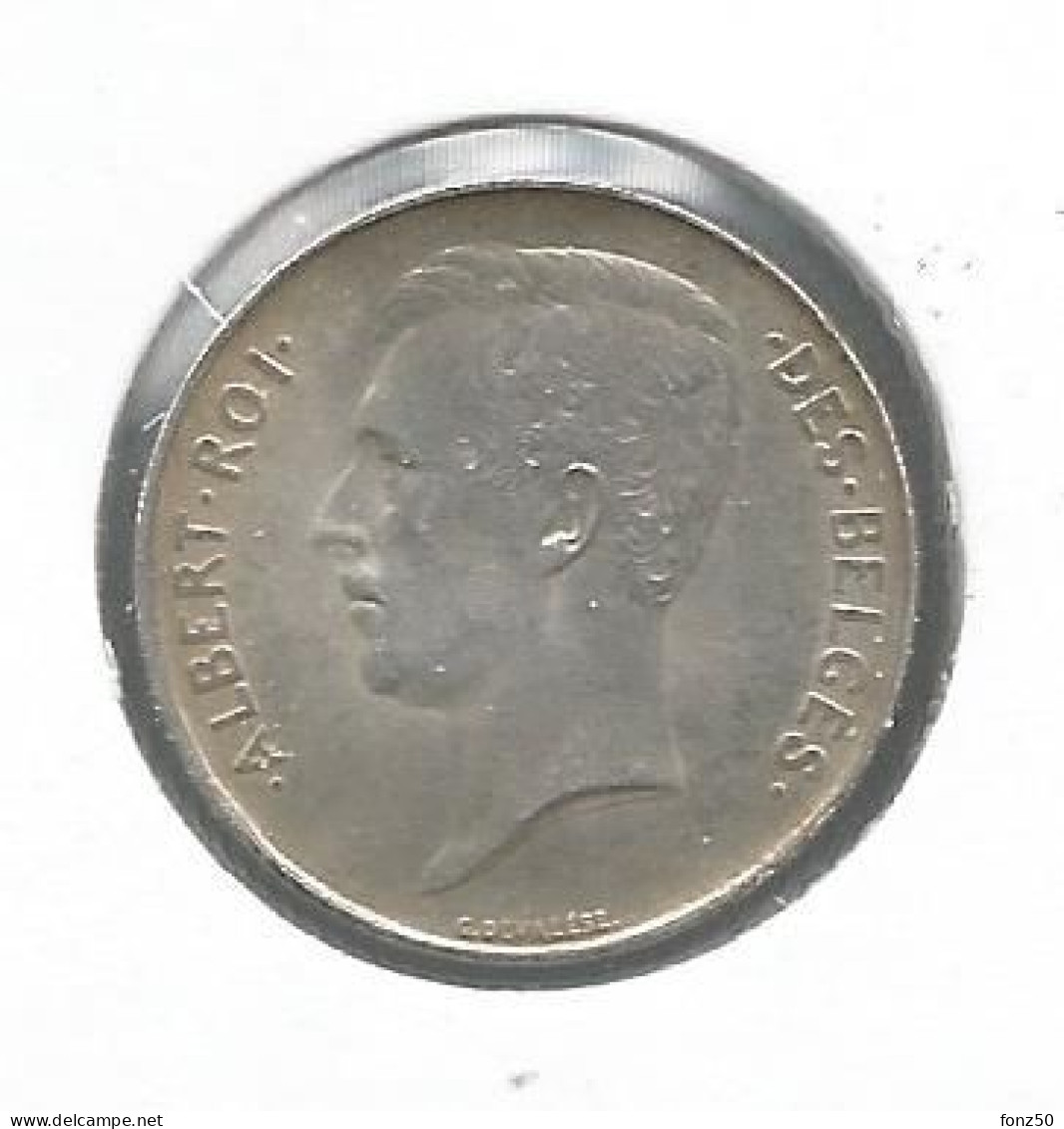 ALBERT I * 1 Frank 1914 Frans * FDC * Nr 12782 - 1 Franc