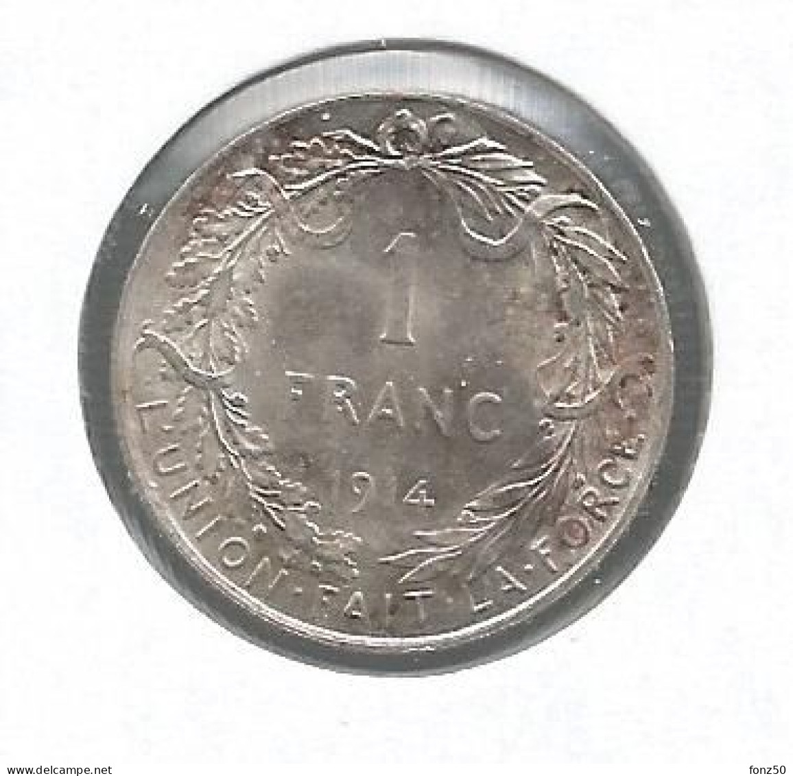 ALBERT I * 1 Frank 1914 Frans * FDC * Nr 12784 - 1 Franco