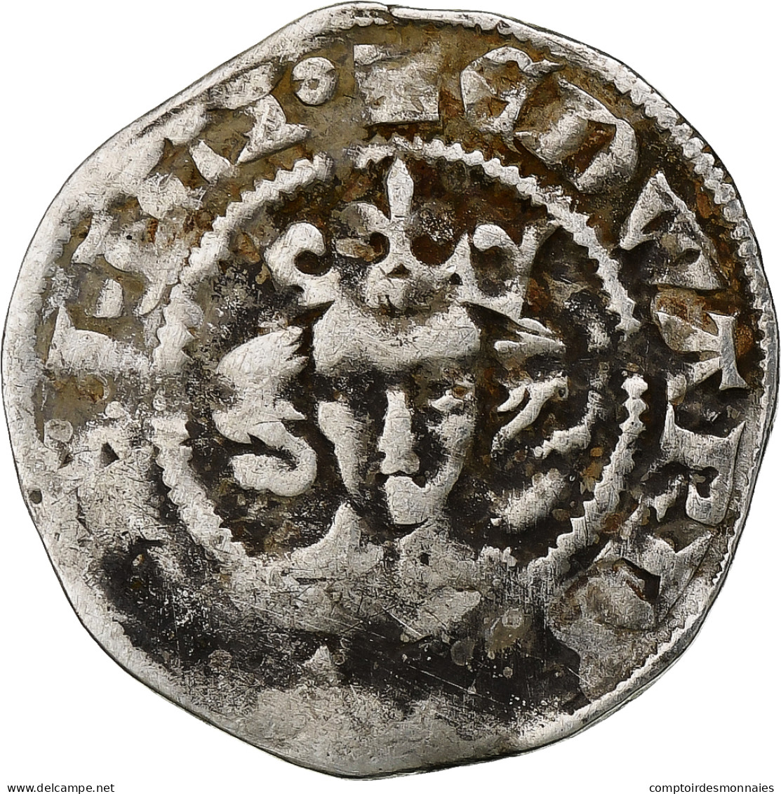 Grande-Bretagne, Edward I, II, III, Penny, Argent, TB - 1066-1485 : Late Middle-Age