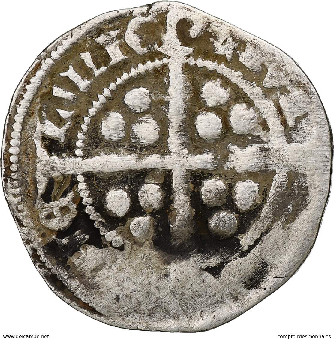 Grande-Bretagne, Edward I, II, III, Penny, Argent, TB - 1066-1485 : Basso Medio Evo